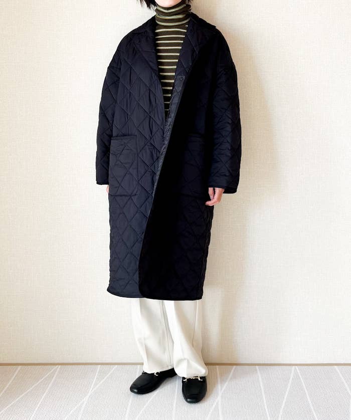 ユニクロのオススメのアウター「パフテックオーバーサイズコート」