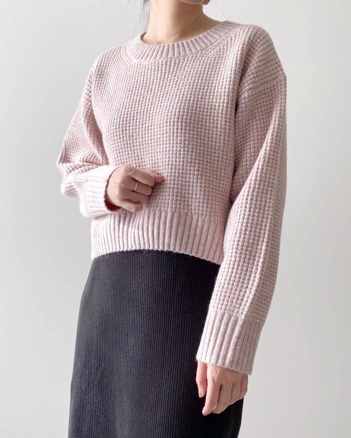 GU（ジーユー）のおすすめアイテム「メランジセーター（長袖）Q」