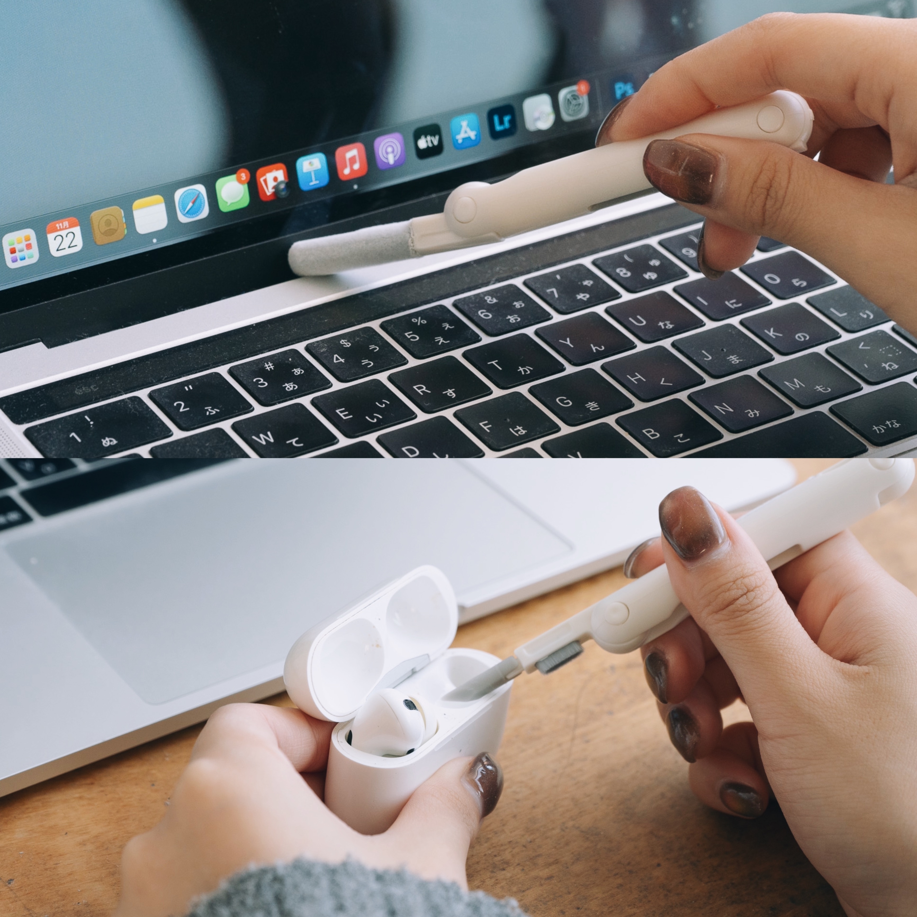 3COINS(スリーコインズ)の便利グッズ「7WAYPCクリーニングツールセット」