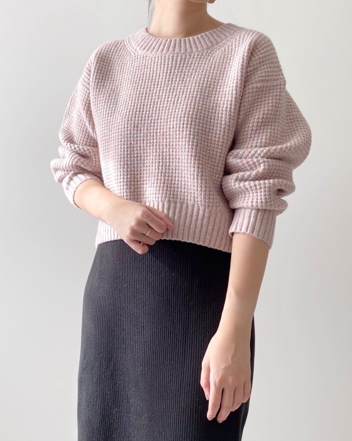 GU（ジーユー）のおすすめアイテム「メランジセーター（長袖）Q」