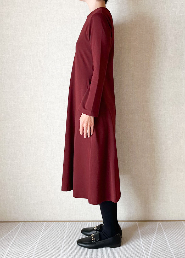 UNIQLO（ユニクロ）のおすすめアイテム「コットンブレンドフレアワンピース（長袖）」