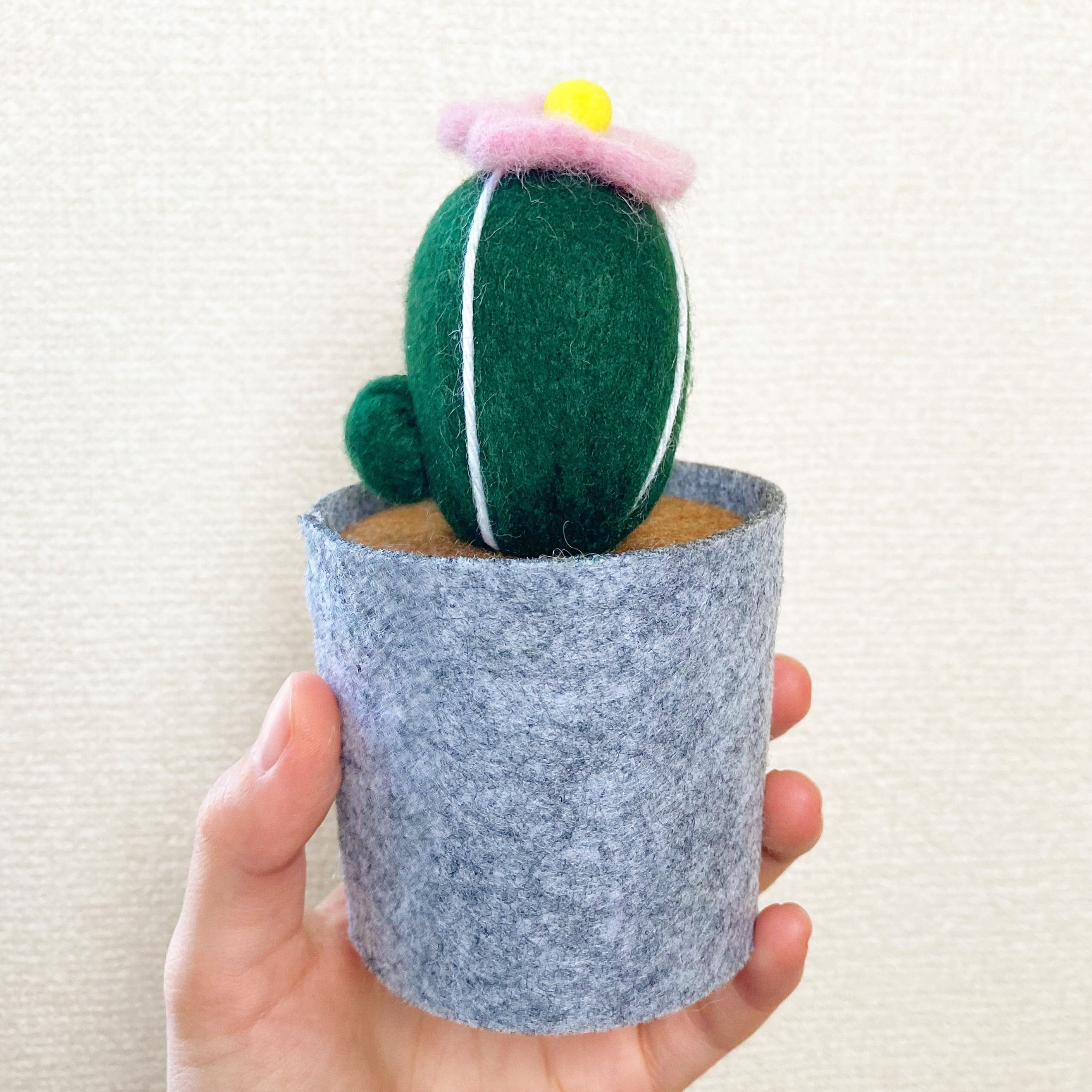 DAISO(ダイソー)のかわいいインテリア「フェルトサボテン」
