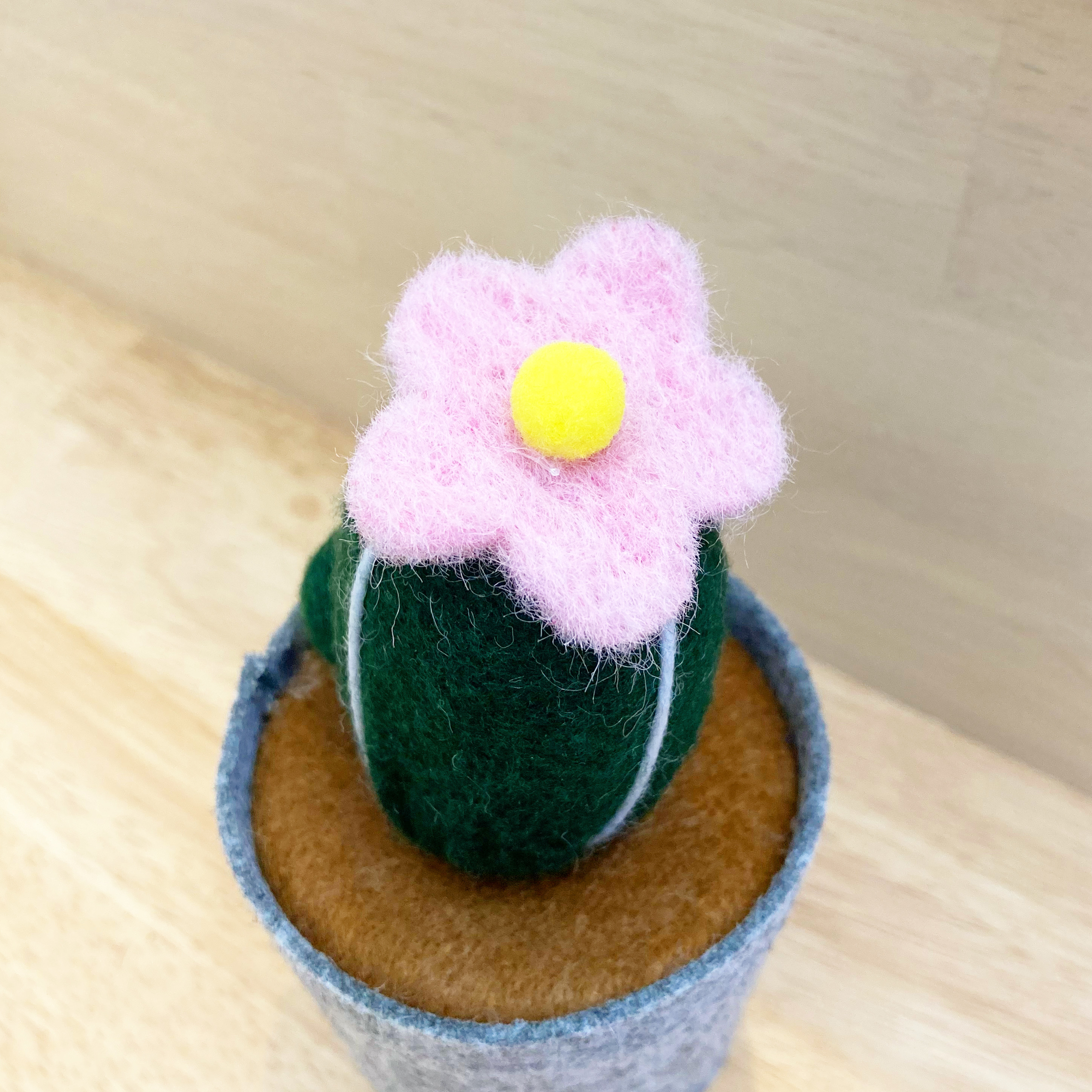 DAISO(ダイソー)のかわいいインテリア「フェルトサボテン」