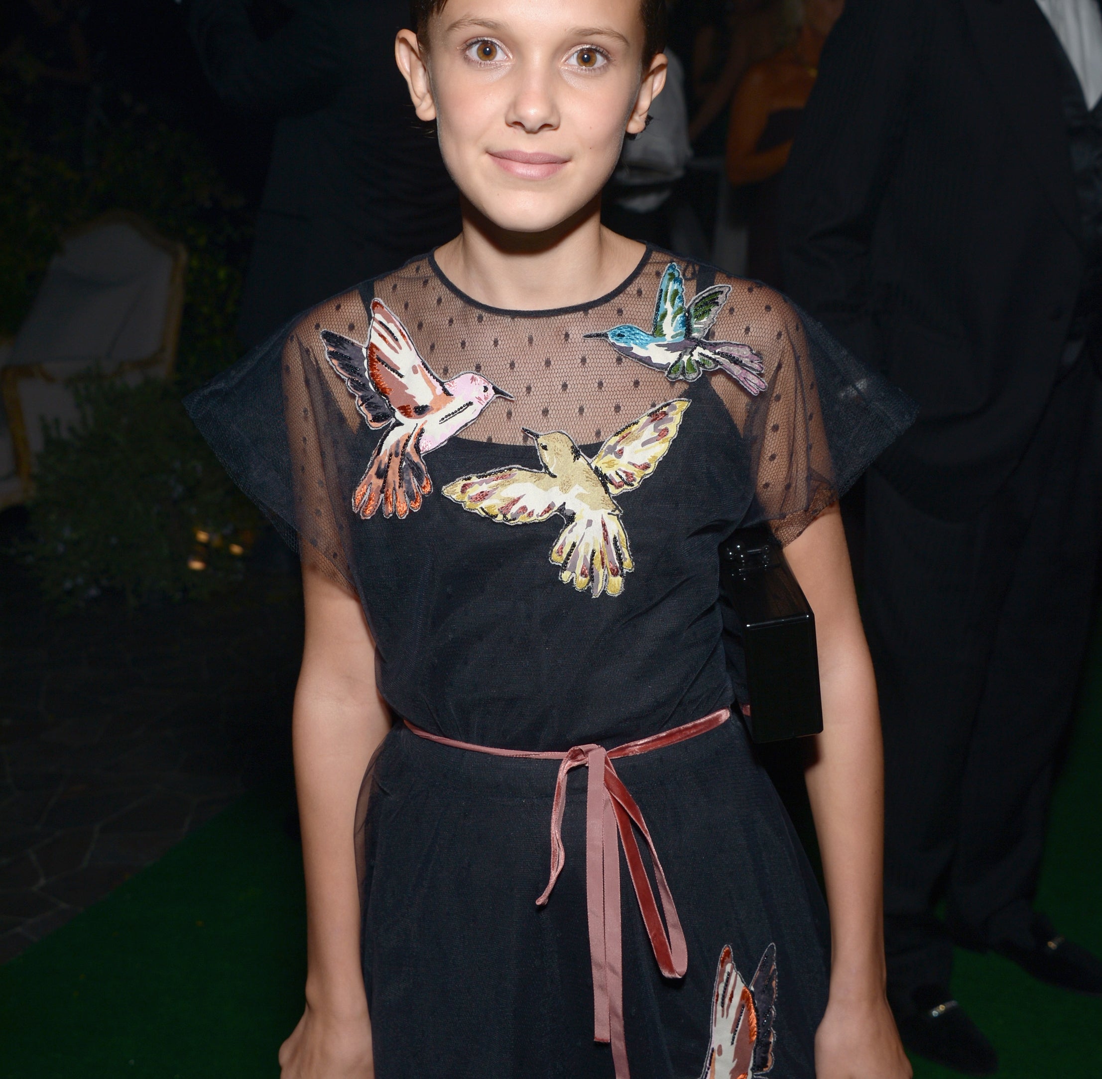 younger millie at an event