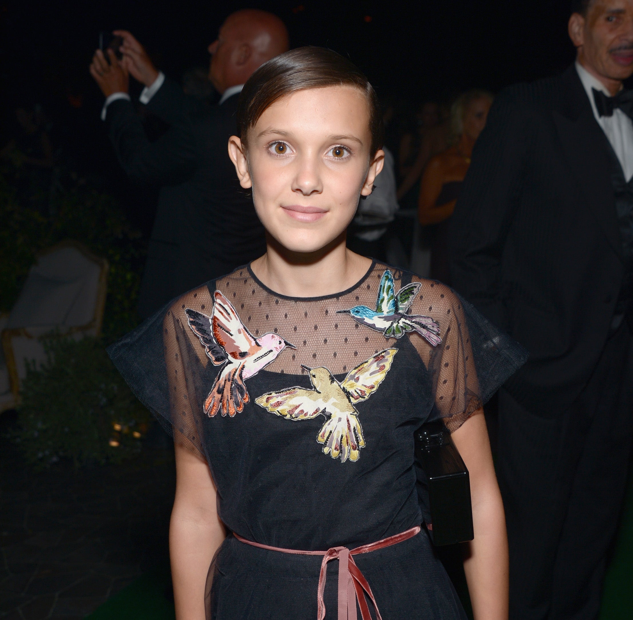 younger millie at an event