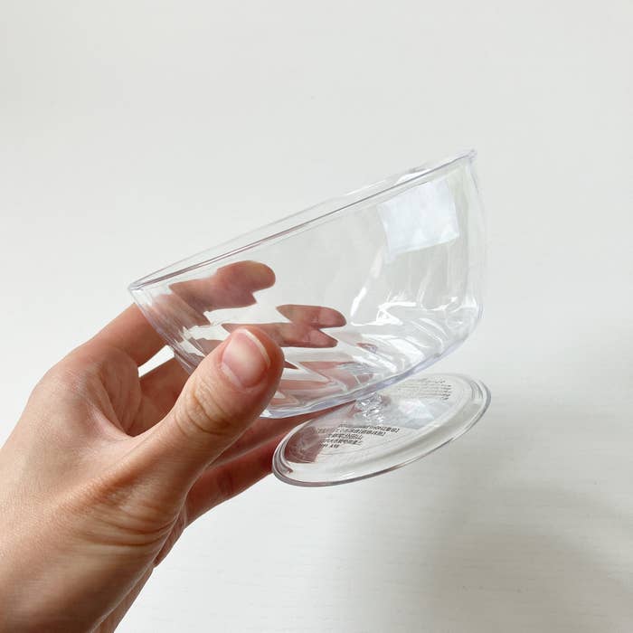 Seria(セリア)のおすすめ食器「クレール デザートカップ クリア」