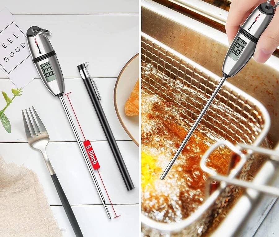 Fast Instant Read Meat Thermometer, Waterproof Digital Food Thermometer  with Backlight, Calibration, and Folding Probe, BBQ Thermometer - China Meat  Thermometer and Thermometer Fork price