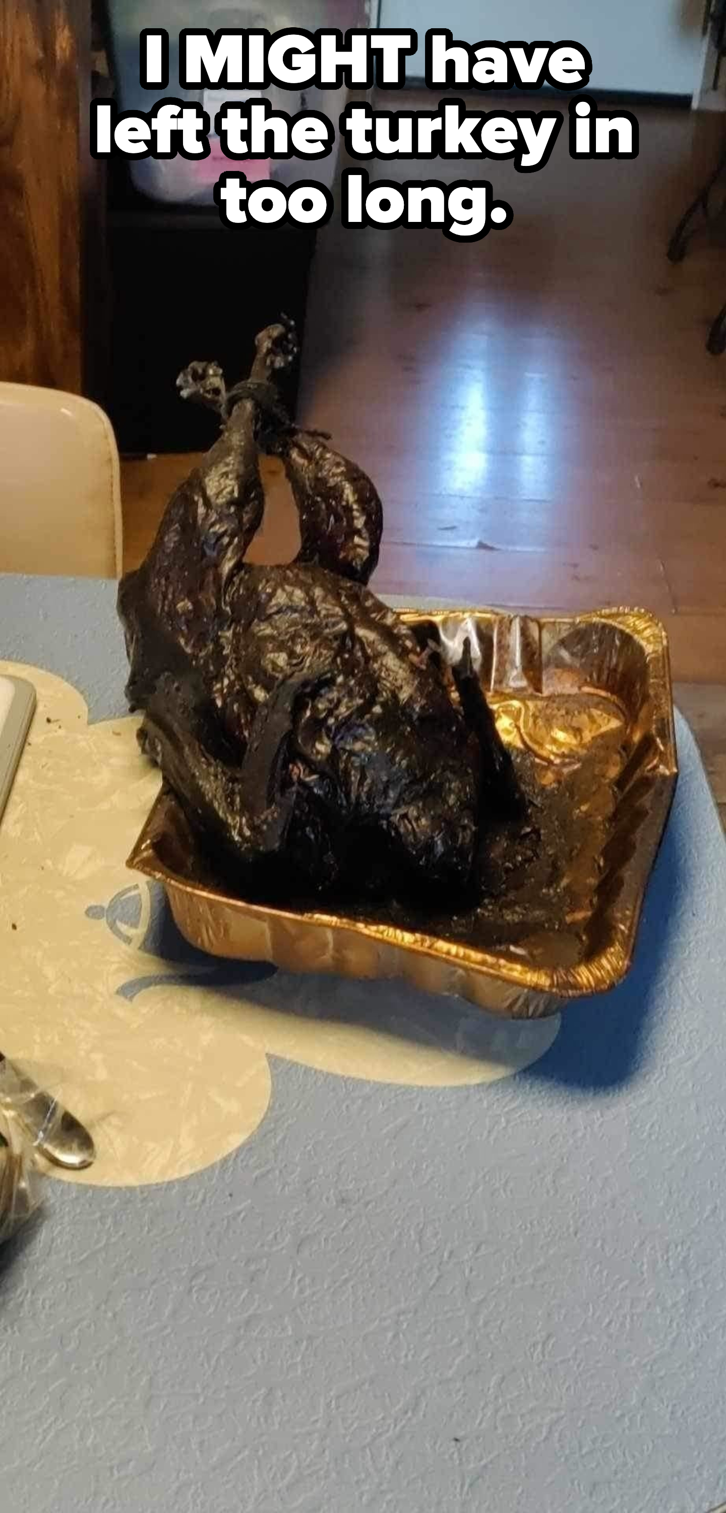 &quot;I might&#x27;ve left the turkey in too long.&quot;
