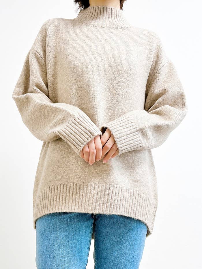 GLOBAL WORK（グローバルワーク）のオススメのトップス「フワフワHug meスタンドネックプルオーバー／904814」