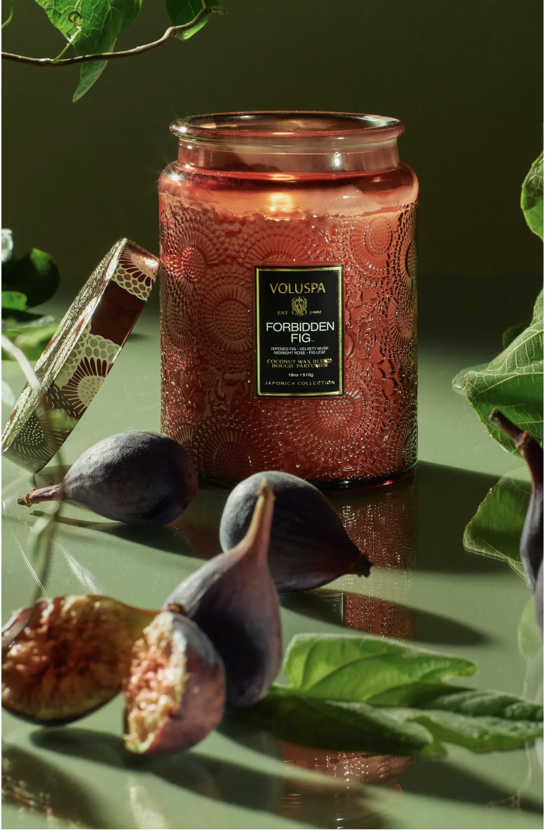 the forbidden fig large jar candle