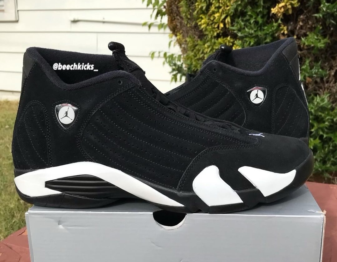Air Jordan 14 XIV Black White Release Date 487471-016 Profile