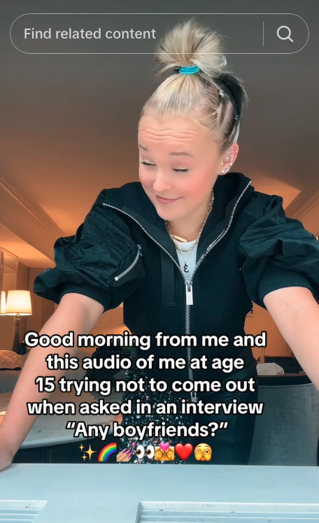Screenshot of the video and caption