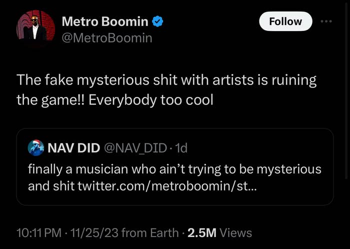 metro boomin tweet