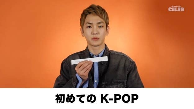 インタビューに答えるSHINeeのキー