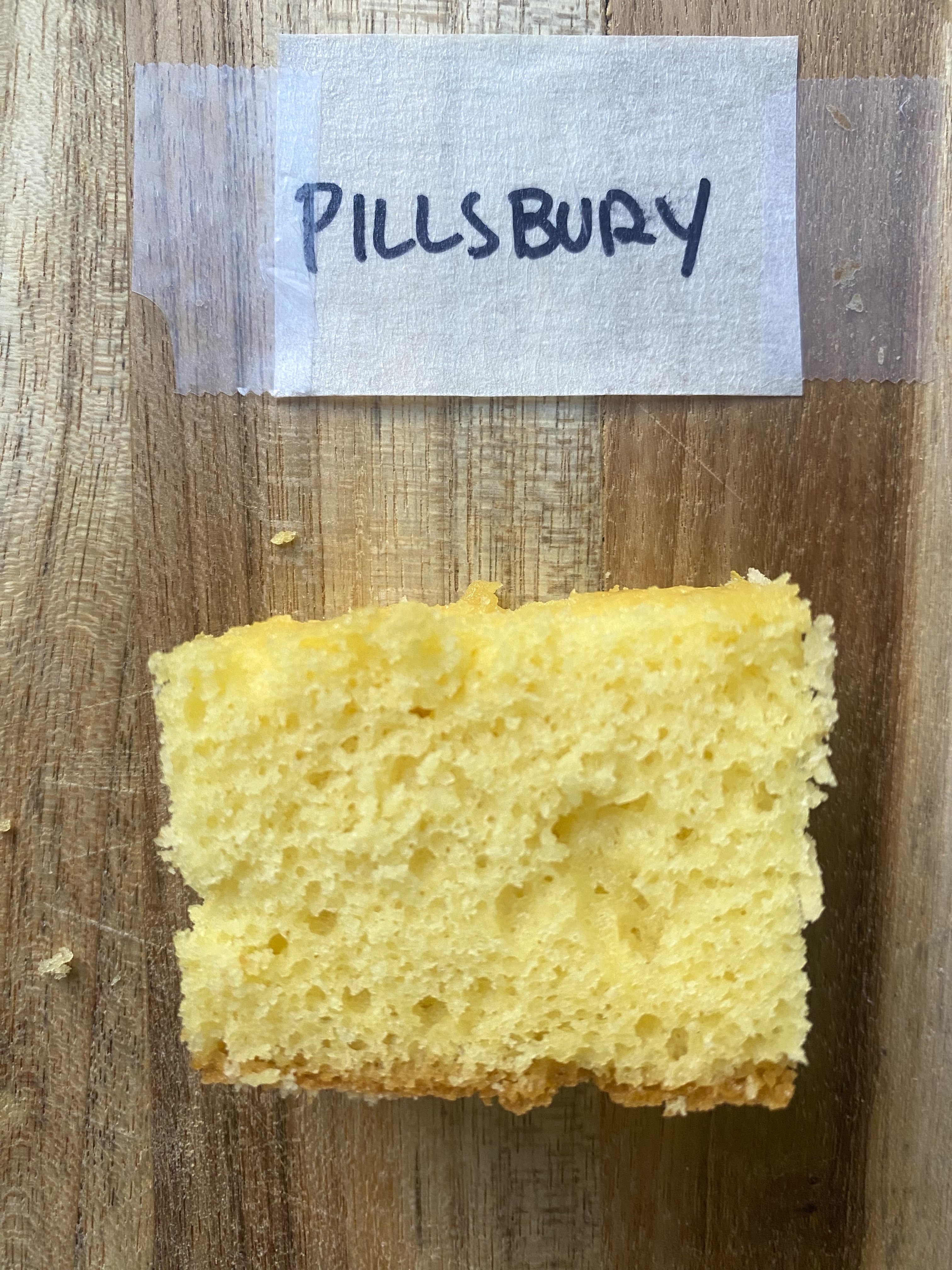a slice of pillsbury cake
