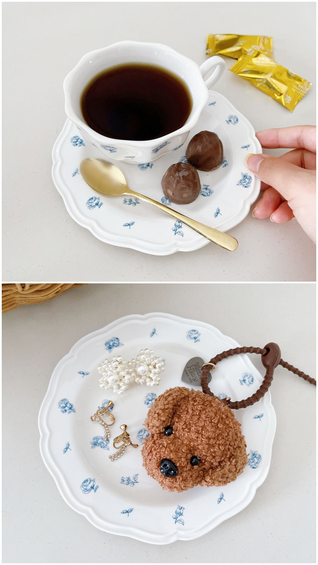 3COINSのオススメ雑貨「ティーカップ」「プレート：16cm」