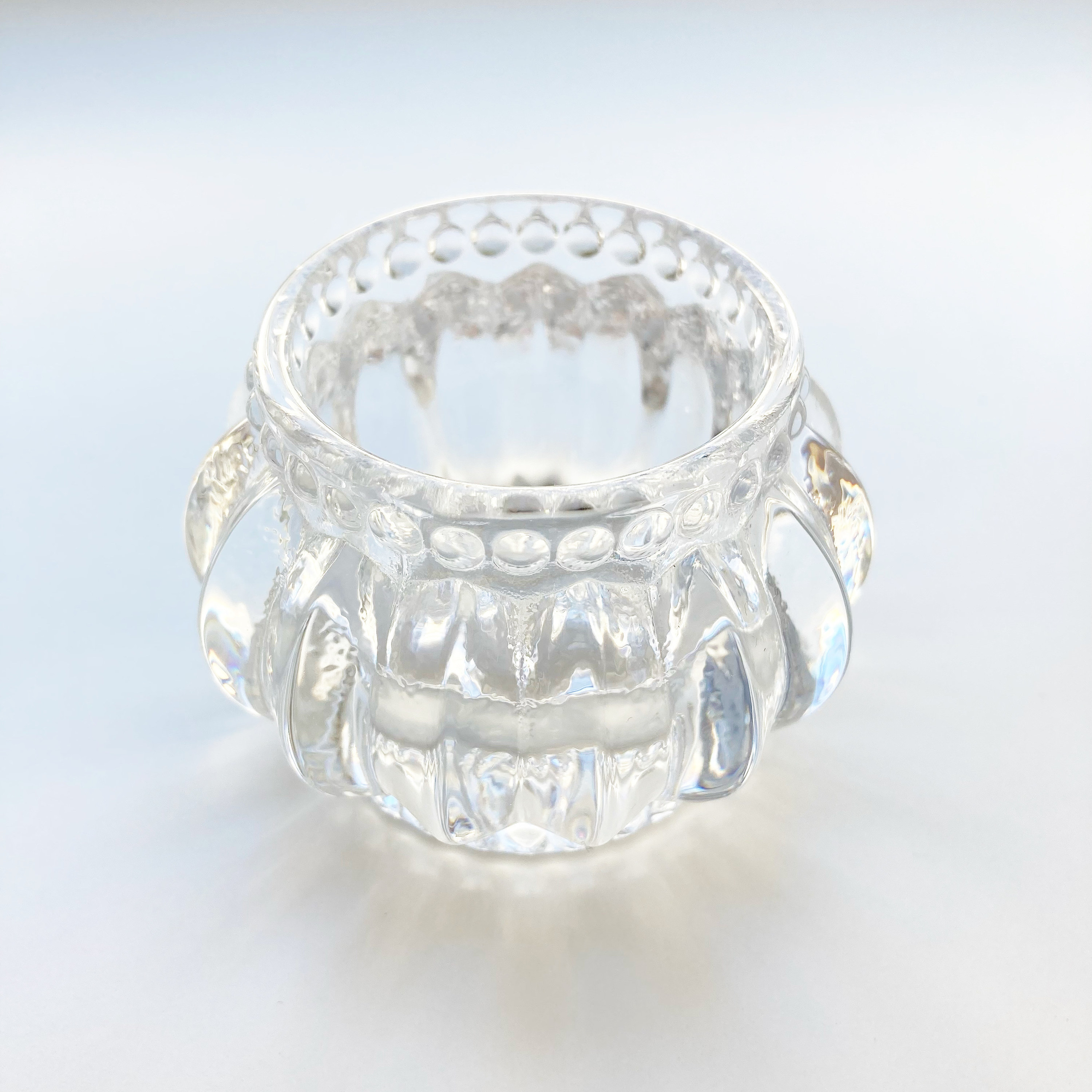 DAISO(ダイソー)の高見えインテリア「キャンドルホルダー(ガラス、約7cm)」