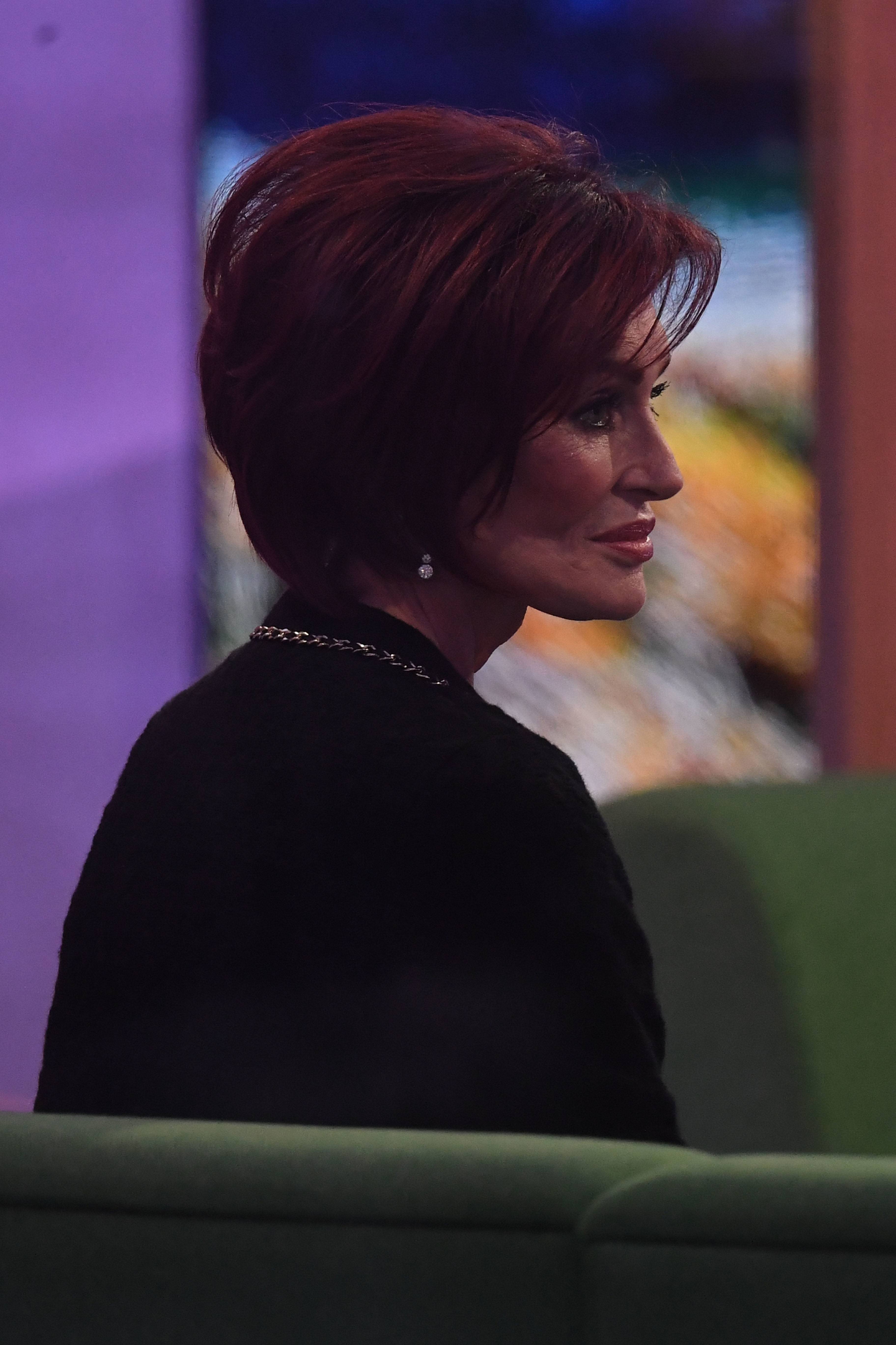 Closeup of Sharon Osbourne
