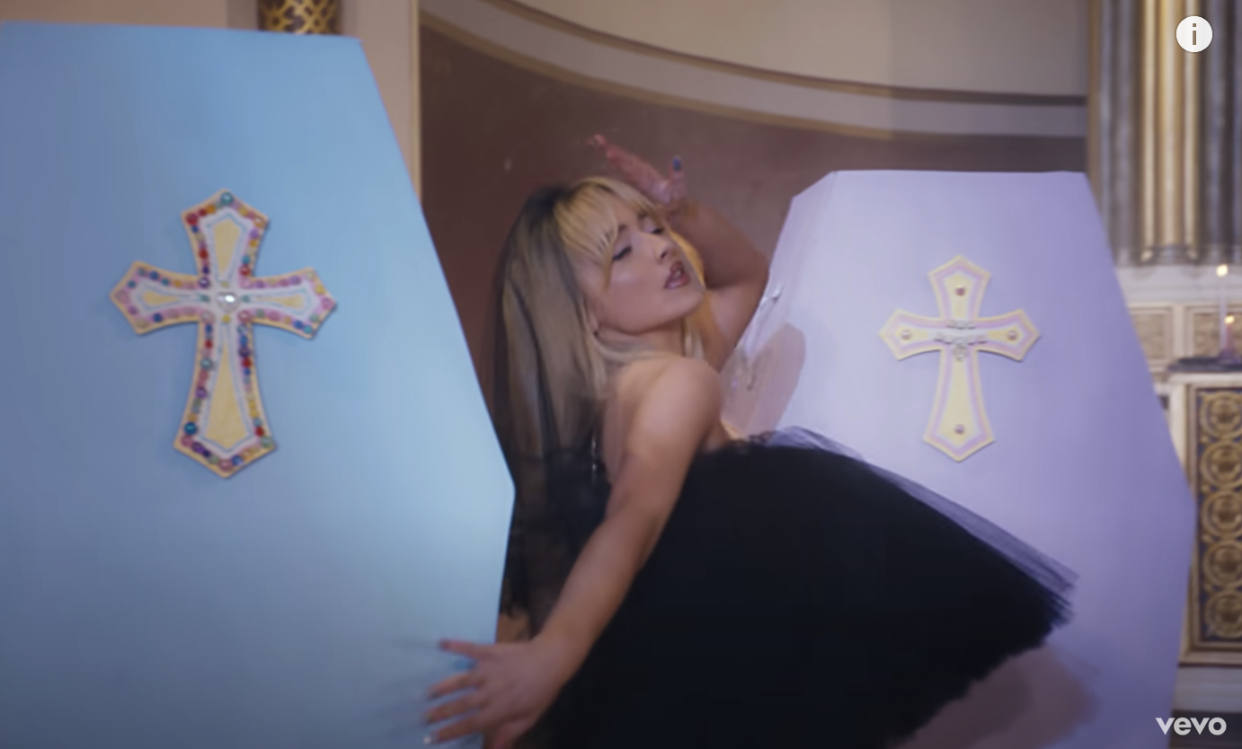 Screenshot from the &quot;Feather&quot; video