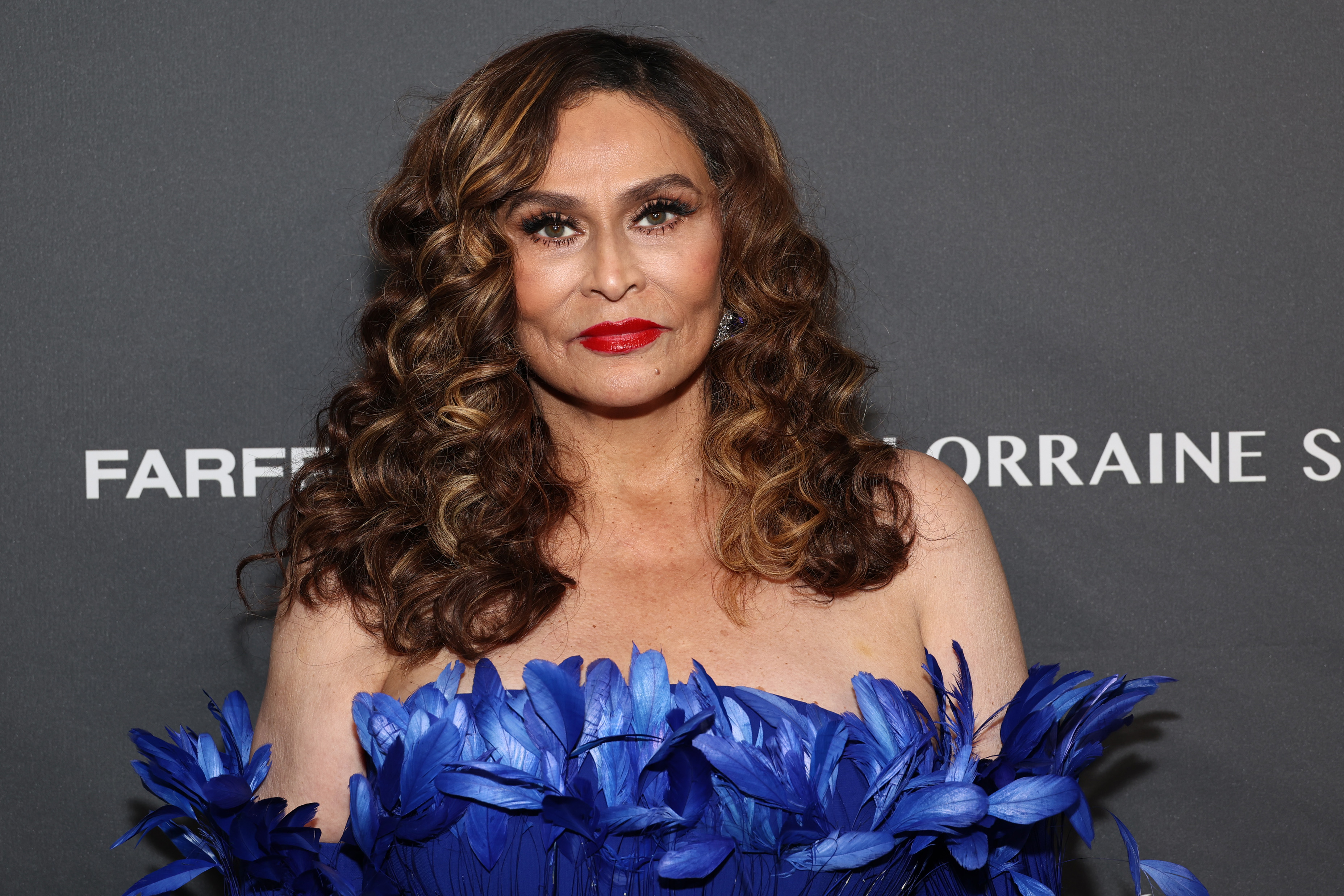 Closeup of Tina Knowles