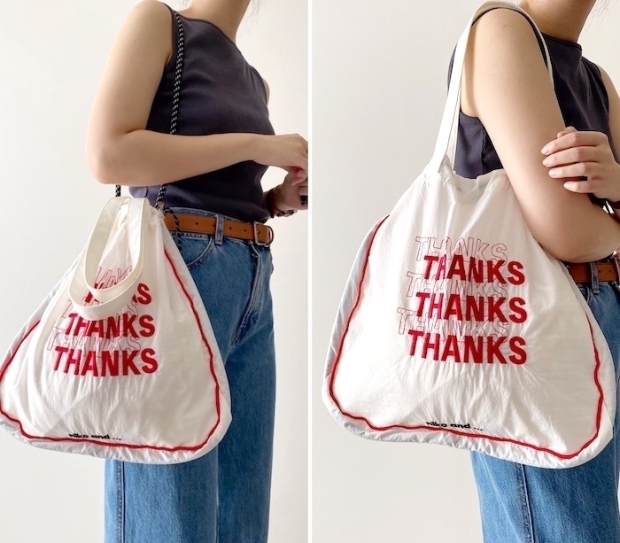 nikoand&hellip;（ニコアンド）の高見えバッグ「オリジナルコード2WAYトートバッグ」