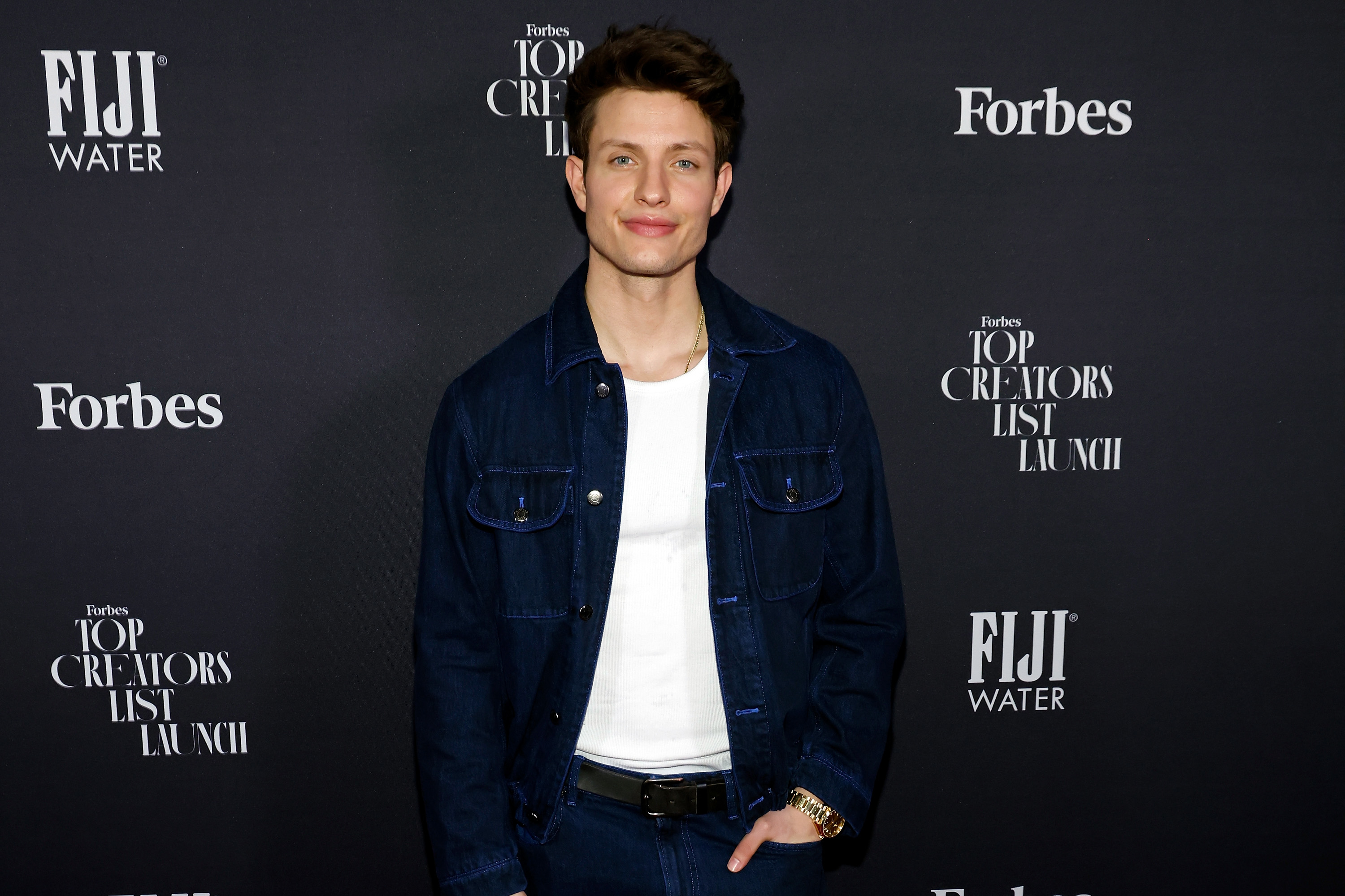 Closeup of Matt Rife on the red carpet