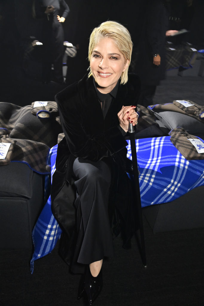 Closeup of Selma Blair smiling