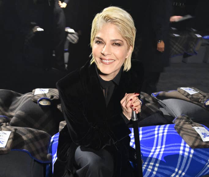 Closeup of Selma Blair smiling