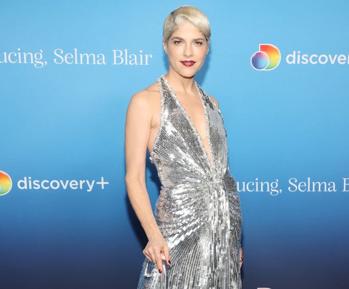 Closeup of Selma Blair