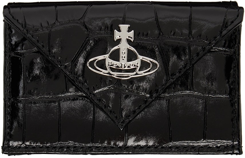 black leather Vivienne Westwood wallet