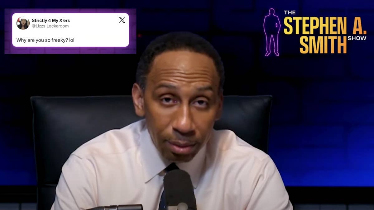 Stephen A. Smith Responds to Fan Asking Why He’s So Freaky: ‘I Do Like the Fact You Clearly Have an Imagination'