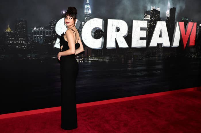 Melissa on the red carpet for a Scream VI event
