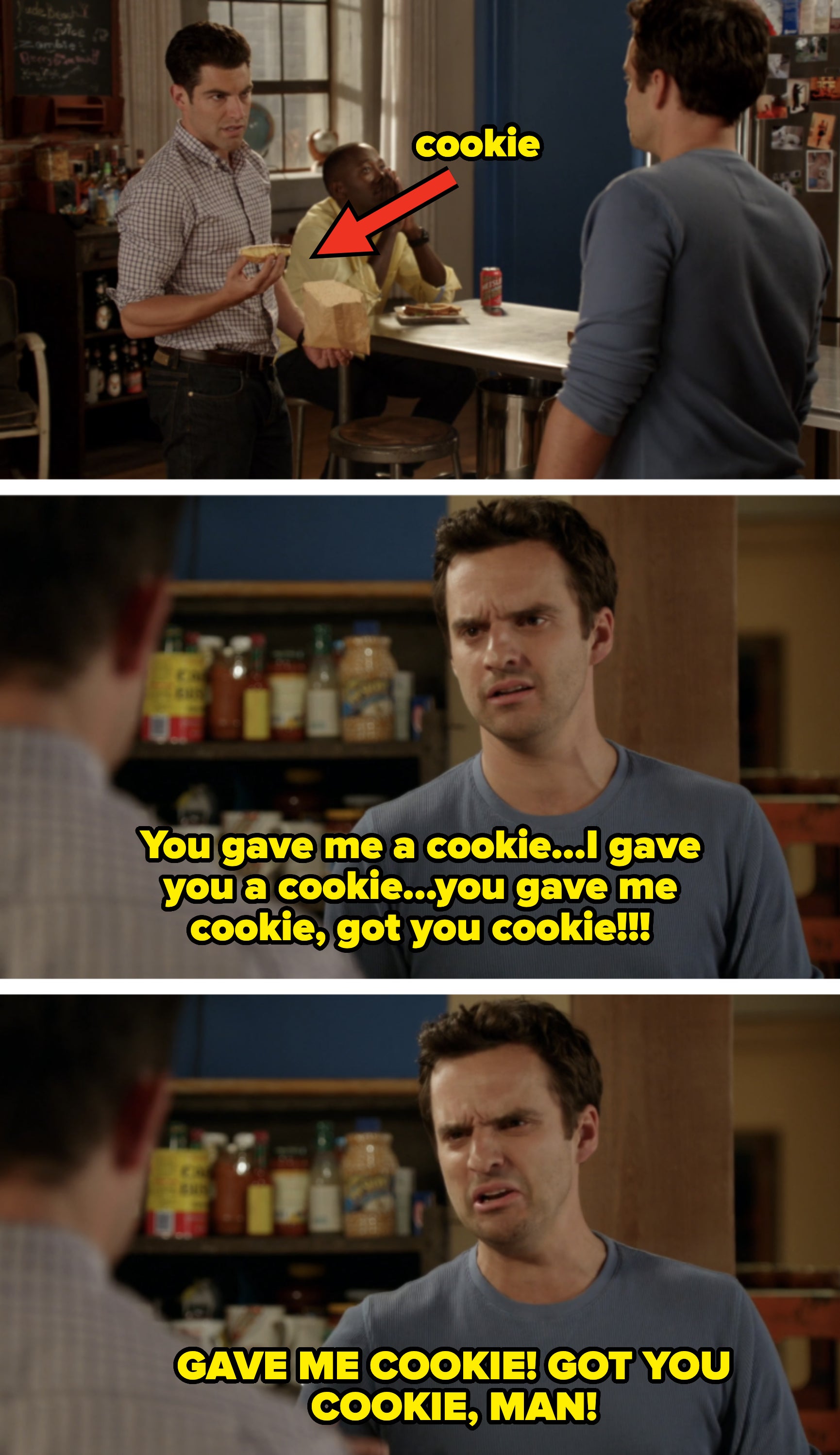 Screenshots from "New Girl"