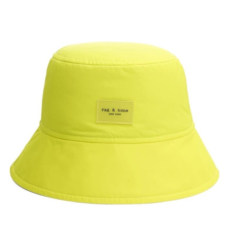 bright yellow Rag &amp;amp; Bone bucket hat