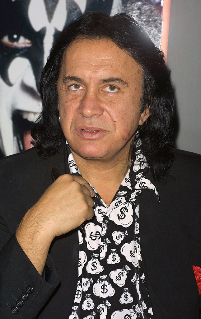 Closeup of Gene Simmons