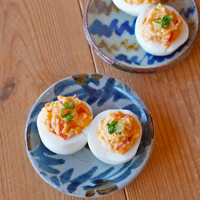 【材料3つ】ゆで卵でカニ玉 レシピ・作り方|Tasty