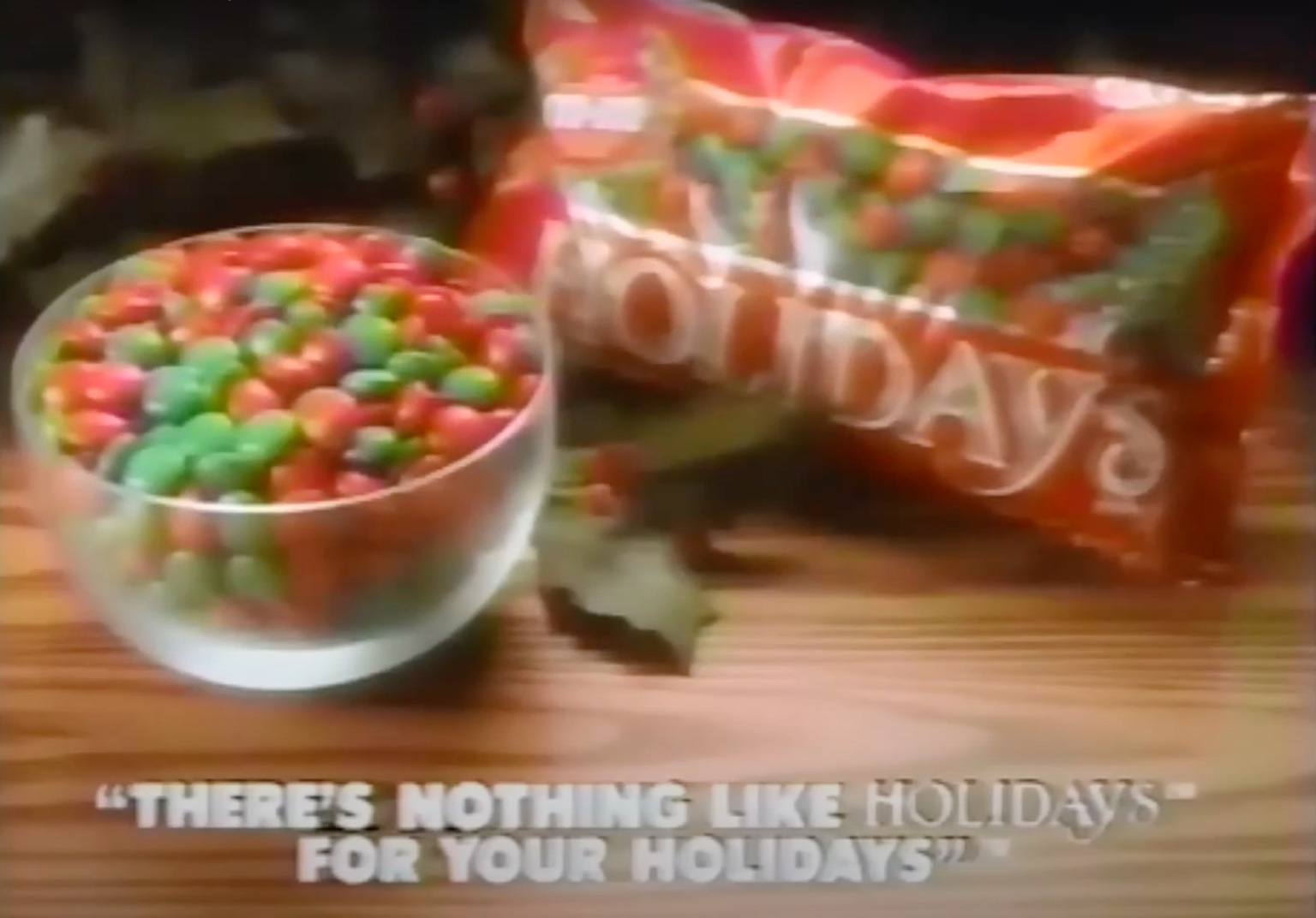 the commercial of the m&amp;amp;ms in a bowl
