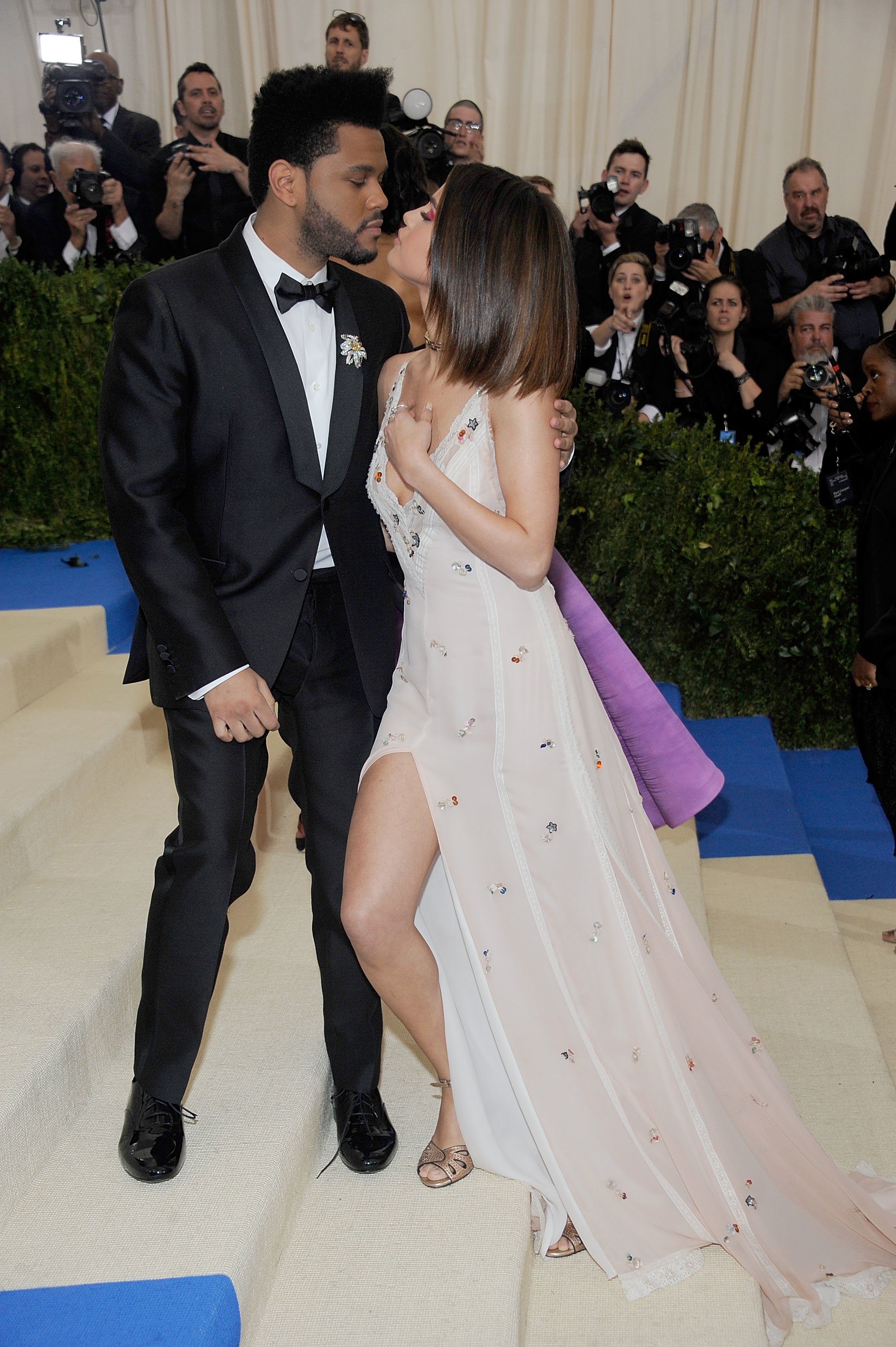 Selena and The Weeknd at the Met Gala