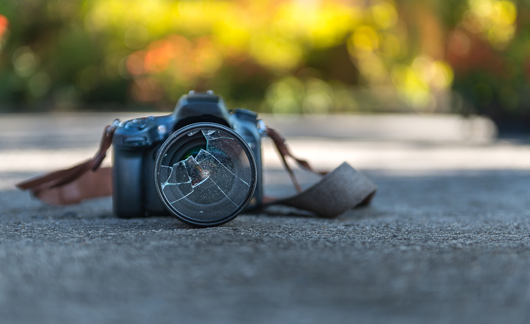 broken camera