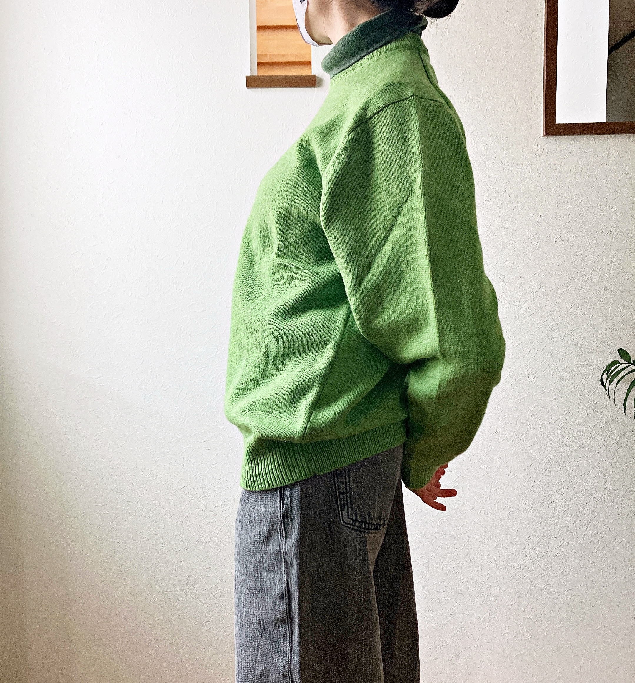 GU（ジーユー）のおすすめセーター「ラムブレンドクルーネックセーター（長袖）」