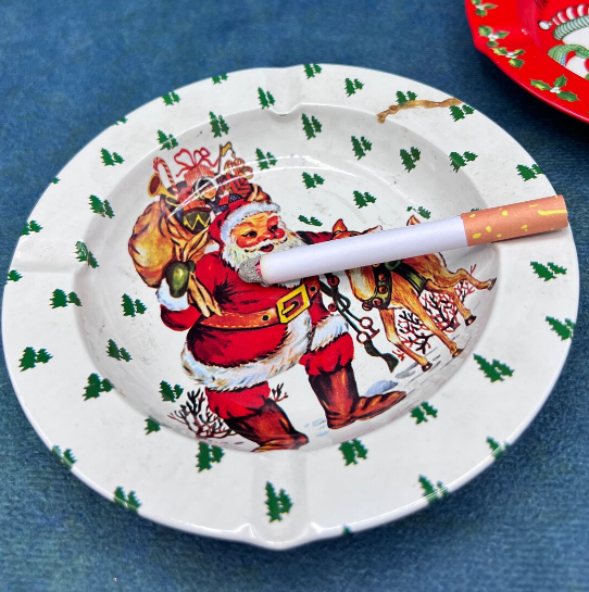 santa ashtray