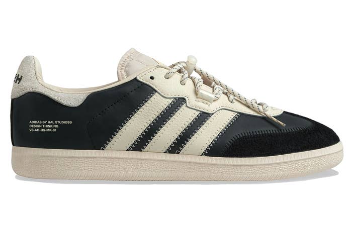 this is an image of the HAL Studios x adidas Velosamba