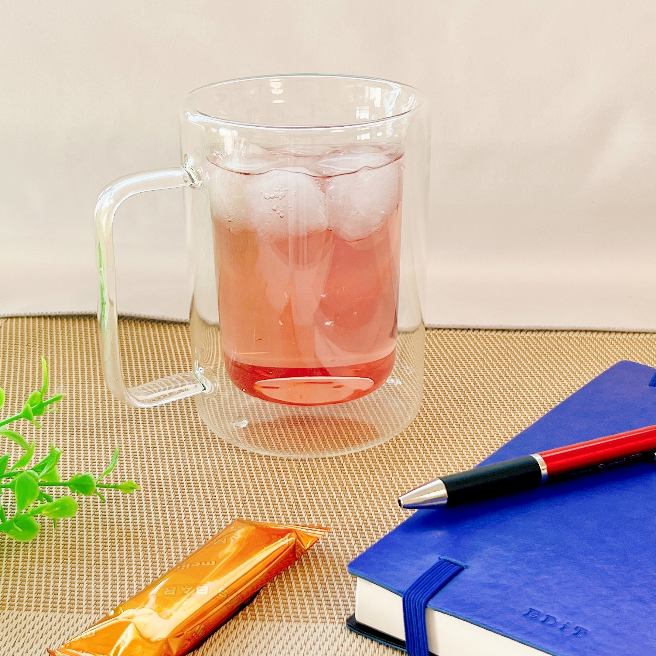 3COINS（スリーコインズ）のおすすめグッズ「【日々酔々】ダブルウォールジョッキグラス」