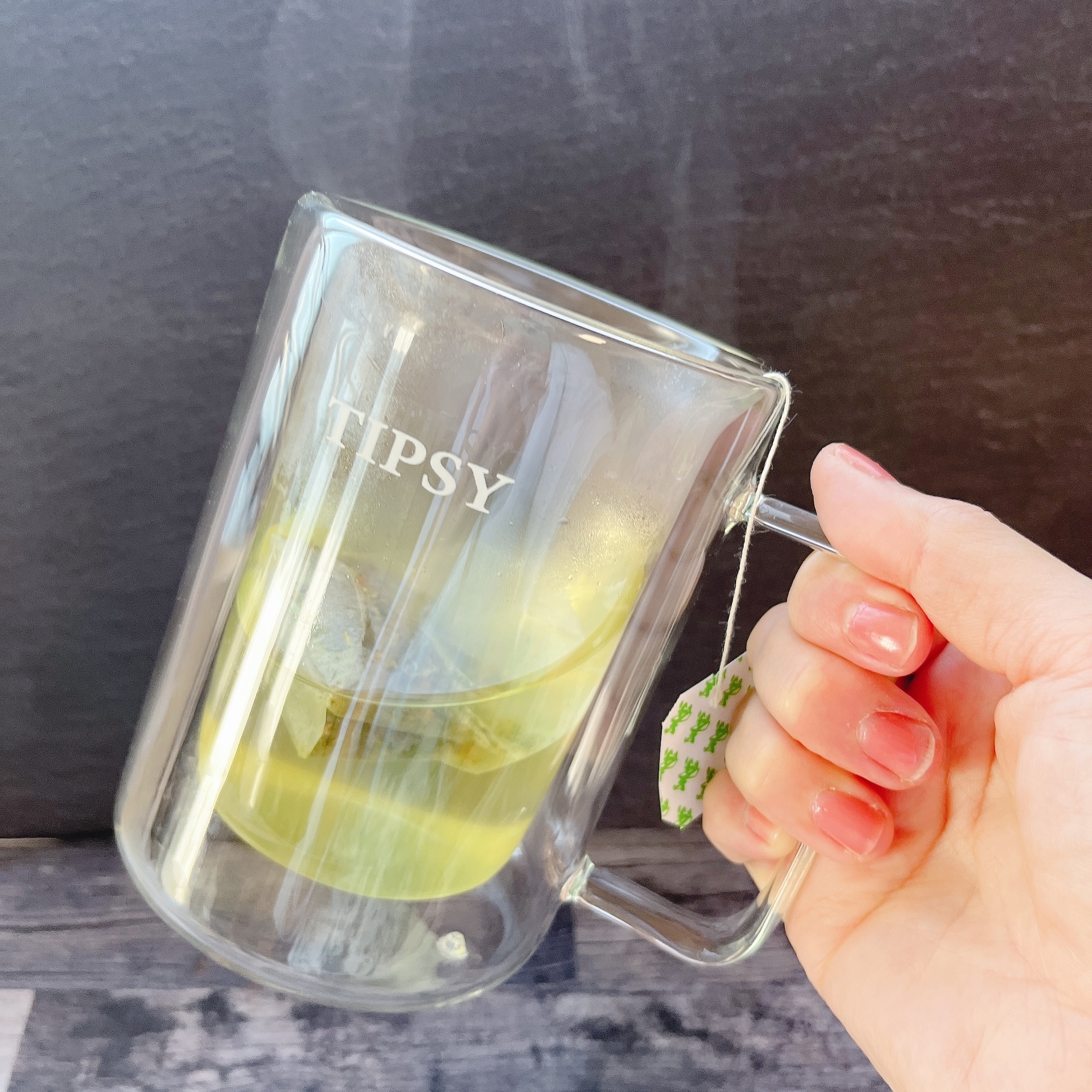 3COINS（スリーコインズ）のおすすめグッズ「【日々酔々】ダブルウォールジョッキグラス」