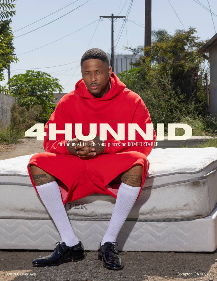 yg in 4hunnid campaign image