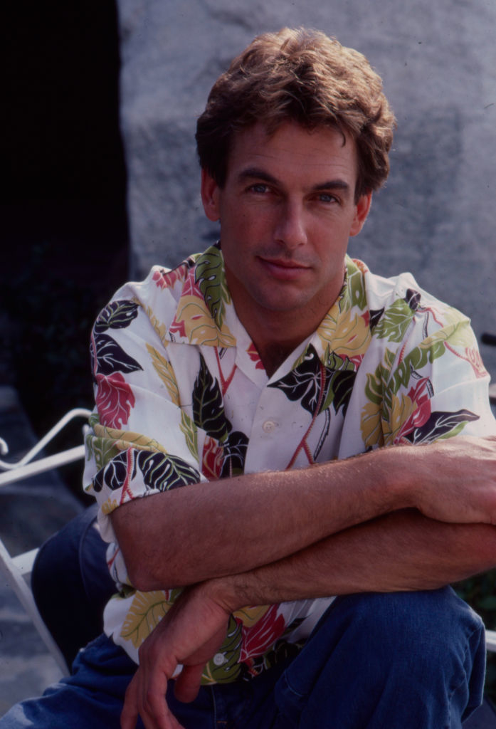 Close-up of Mark in a print shirt