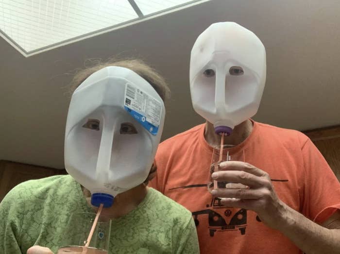 milk jug masks