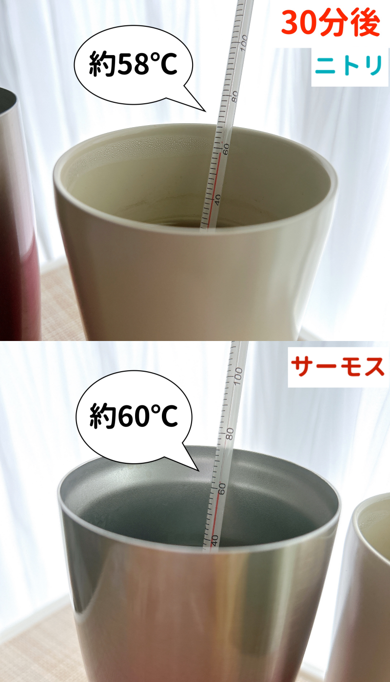 ニトリのおすすめコップ「セラミックコートタンブラー」