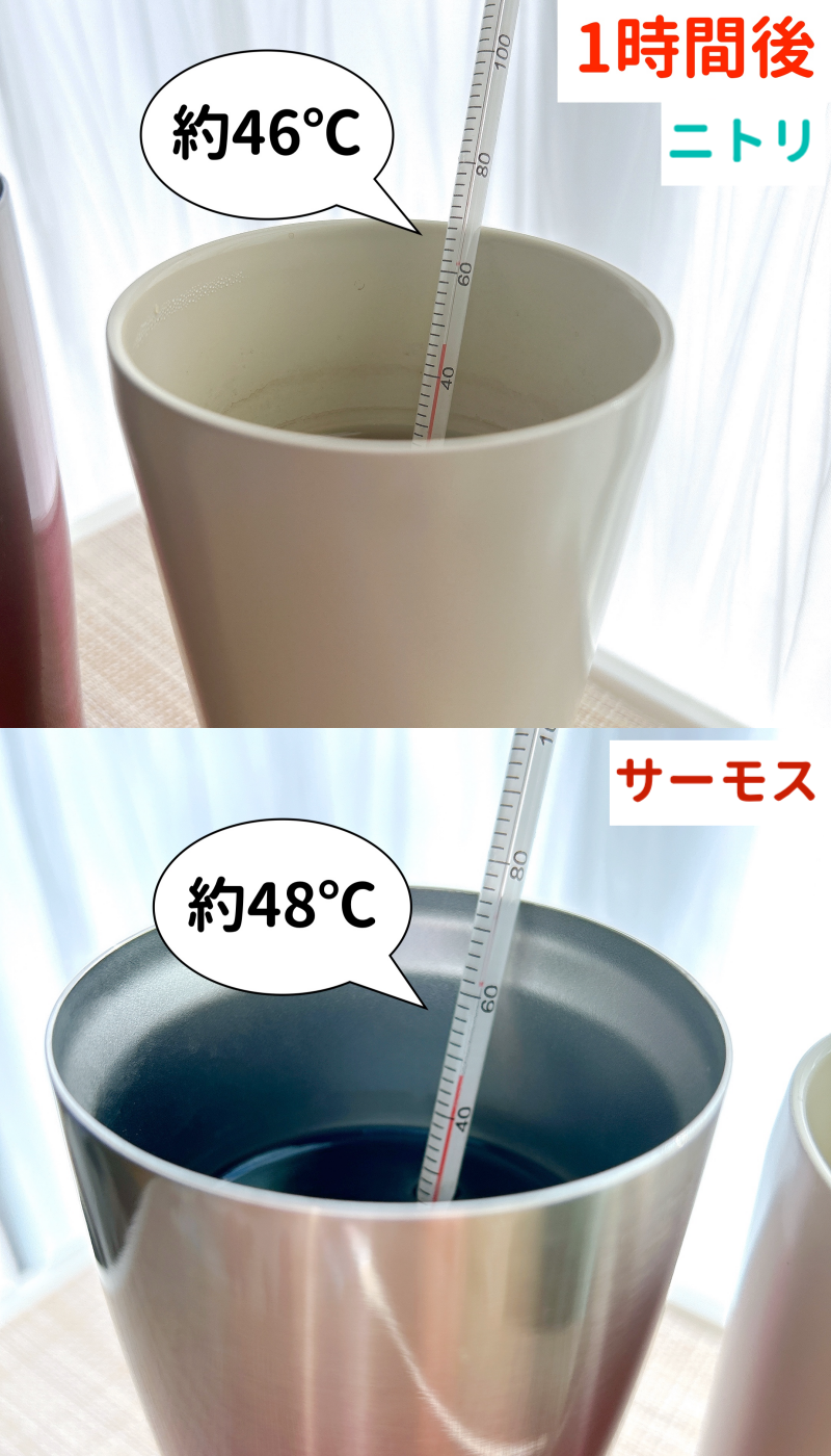ニトリのおすすめコップ「セラミックコートタンブラー」