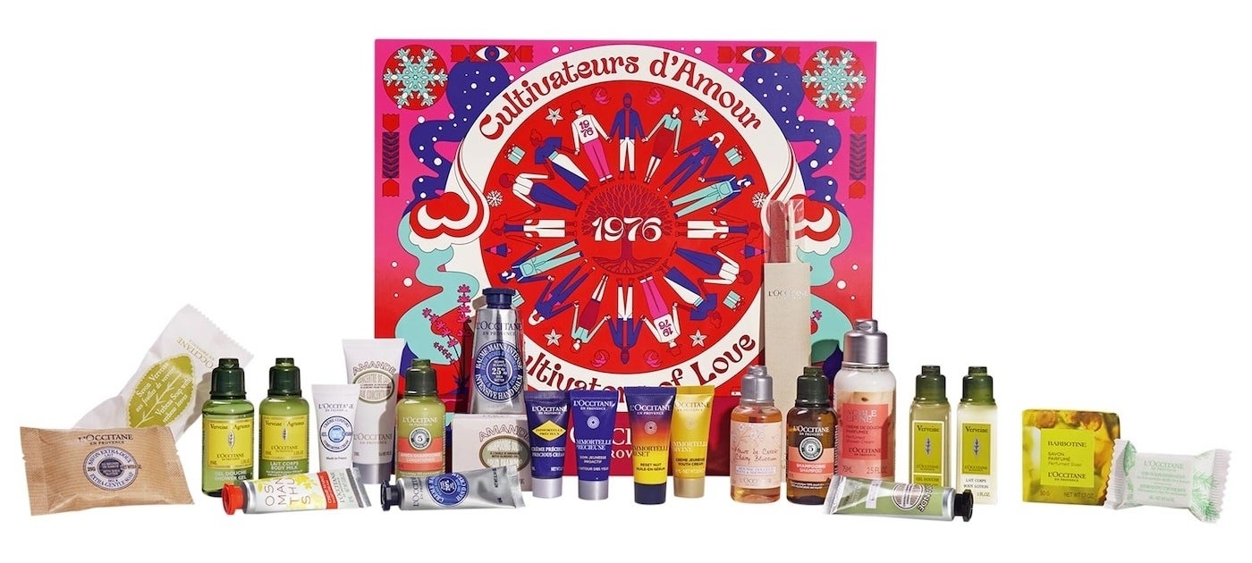 A 24-piece collection of top skincare, body care, shower favorites, and special editions.